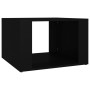 Mesita de noche madera contrachapada negro 57x55x36 cm de vidaXL, Mesitas de noche - Ref: Foro24-816553, Precio: 34,19 €, Des...