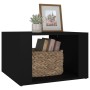 Mesita de noche madera contrachapada negro 57x55x36 cm de vidaXL, Mesitas de noche - Ref: Foro24-816553, Precio: 34,19 €, Des...