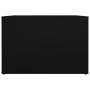 Mesita de noche madera contrachapada negro 57x55x36 cm de vidaXL, Mesitas de noche - Ref: Foro24-816553, Precio: 34,19 €, Des...