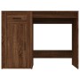 Escritorio de madera contrachapada marrón roble 100x49x75 cm de vidaXL, Escritorios - Ref: Foro24-816791, Precio: 80,24 €, De...