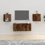 Muebles para TV de pared 2 uds roble ahumado 40x34,5x40 cm de vidaXL, Muebles TV - Ref: Foro24-816651, Precio: 51,62 €, Descu...