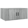 Mesa de centro madera contrachapada gris Sonoma 80x50x36 cm de vidaXL, Mesas de centro - Ref: Foro24-816518, Precio: 59,10 €,...