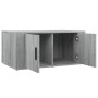 Mesa de centro madera contrachapada gris Sonoma 80x50x36 cm de vidaXL, Mesas de centro - Ref: Foro24-816518, Precio: 59,10 €,...