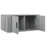 Mesa de centro madera contrachapada gris Sonoma 80x50x36 cm de vidaXL, Mesas de centro - Ref: Foro24-816518, Precio: 58,44 €,...