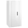 Mueble para TV de pared blanco brillante 40x34,5x80 cm de vidaXL, Muebles TV - Ref: Foro24-816674, Precio: 51,11 €, Descuento: %