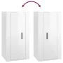 Mueble para TV de pared blanco brillante 40x34,5x80 cm de vidaXL, Muebles TV - Ref: Foro24-816674, Precio: 51,11 €, Descuento: %