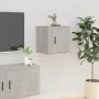 Muebles para TV de pared 2 uds gris hormigón 40x34,5x40 cm de vidaXL, Muebles TV - Ref: Foro24-816649, Precio: 41,31 €, Descu...