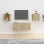 Muebles para TV de pared 2 uds roble Sonoma 40x34,5x40 cm de vidaXL, Muebles TV - Ref: Foro24-816647, Precio: 46,36 €, Descue...