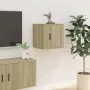 Muebles para TV de pared 2 uds roble Sonoma 40x34,5x40 cm de vidaXL, Muebles TV - Ref: Foro24-816647, Precio: 45,88 €, Descue...