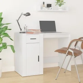 Escritorio de madera contrachapada blanco 100x49x75 cm de vidaXL, Escritorios - Ref: Foro24-816784, Precio: 79,44 €, Descuent...