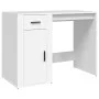 White plywood desk 100x49x75 cm by vidaXL, Desks - Ref: Foro24-816784, Price: 79,44 €, Discount: %