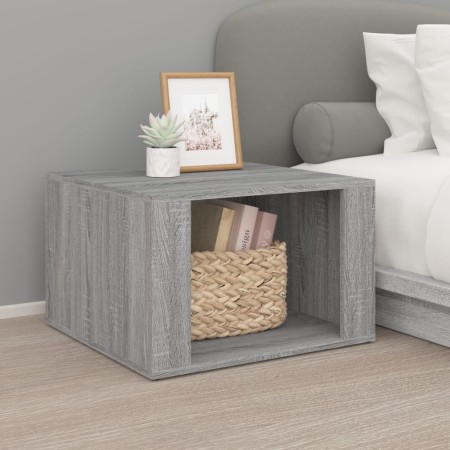 Mesita de noche madera contrachapada gris Sonoma 57x55x36 cm de vidaXL, Mesitas de noche - Ref: Foro24-816558, Precio: 35,86 ...