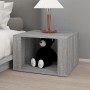 Mesita de noche madera contrachapada gris Sonoma 57x55x36 cm de vidaXL, Mesitas de noche - Ref: Foro24-816558, Precio: 35,86 ...
