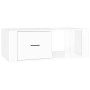 Mesa de centro madera contrachapada blanco brillo 100x50,5x35cm de vidaXL, Mesas de centro - Ref: Foro24-816538, Precio: 51,9...
