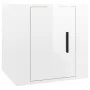 Mueble para TV de pared blanco brillante 40x34,5x40 cm de vidaXL, Muebles TV - Ref: Foro24-816644, Precio: 29,21 €, Descuento: %