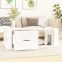 Mesa de centro madera contrachapada blanco brillo 100x50,5x35cm de vidaXL, Mesas de centro - Ref: Foro24-816538, Precio: 51,9...