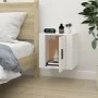 Mueble para TV de pared blanco brillante 40x34,5x40 cm de vidaXL, Muebles TV - Ref: Foro24-816644, Precio: 29,21 €, Descuento: %
