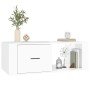 Mesa de centro madera contrachapada blanco brillo 100x50,5x35cm de vidaXL, Mesas de centro - Ref: Foro24-816538, Precio: 51,9...