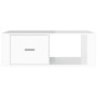 Mesa de centro madera contrachapada blanco brillo 100x50,5x35cm de vidaXL, Mesas de centro - Ref: Foro24-816538, Precio: 51,9...