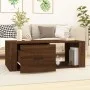 Mesa de centro madera contrachapada marrón roble 100x50,5x35 cm de vidaXL, Mesas de centro - Ref: Foro24-816543, Precio: 64,8...