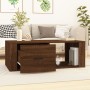 Mesa de centro madera contrachapada marrón roble 100x50,5x35 cm de vidaXL, Mesas de centro - Ref: Foro24-816543, Precio: 65,6...