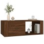 Mesa de centro madera contrachapada marrón roble 100x50,5x35 cm de vidaXL, Mesas de centro - Ref: Foro24-816543, Precio: 65,6...