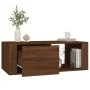 Mesa de centro madera contrachapada marrón roble 100x50,5x35 cm de vidaXL, Mesas de centro - Ref: Foro24-816543, Precio: 64,8...