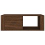 Mesa de centro madera contrachapada marrón roble 100x50,5x35 cm de vidaXL, Mesas de centro - Ref: Foro24-816543, Precio: 65,6...