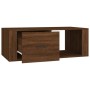 Mesa de centro madera contrachapada marrón roble 100x50,5x35 cm de vidaXL, Mesas de centro - Ref: Foro24-816543, Precio: 65,6...