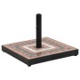 Base de sombrilla cuadrada color terracota y blanco 12 kg de vidaXL, Bases para sombrillas - Ref: Foro24-362226, Precio: 75,1...