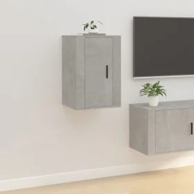 Concrete gray wall TV cabinet 40x34.5x60 cm by vidaXL, TV Furniture - Ref: Foro24-816664, Price: 40,58 €, Discount: %