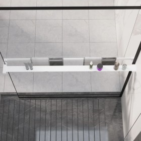 Estante de pared de ducha aluminio blanco 115 cm de vidaXL, Accesorios para el baño - Ref: Foro24-153628, Precio: 40,85 €, De...