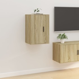 Mueble para TV de pared roble Sonoma 40x34,5x60 cm de vidaXL, Muebles TV - Ref: Foro24-816662, Precio: 37,93 €, Descuento: %
