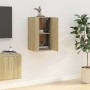 Mueble para TV de pared roble Sonoma 40x34,5x60 cm de vidaXL, Muebles TV - Ref: Foro24-816662, Precio: 37,93 €, Descuento: %