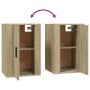 Mueble para TV de pared roble Sonoma 40x34,5x60 cm de vidaXL, Muebles TV - Ref: Foro24-816662, Precio: 37,93 €, Descuento: %