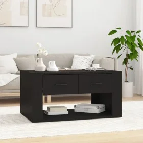 Mesa de centro madera contrachapada negro 80x50x40 cm de vidaXL, Mesas de centro - Ref: Foro24-816529, Precio: 78,57 €, Descu...