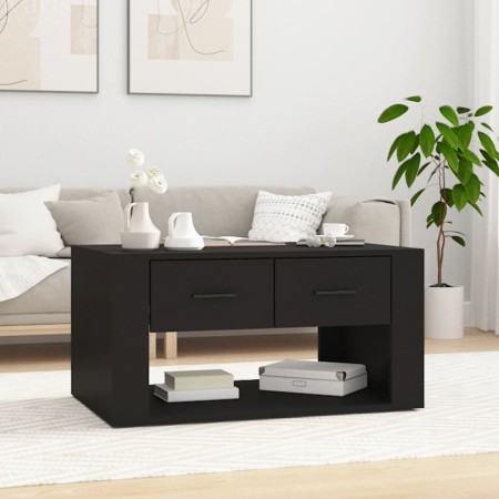 Mesa de centro madera contrachapada negro 80x50x40 cm de vidaXL, Mesas de centro - Ref: Foro24-816529, Precio: 79,56 €, Descu...