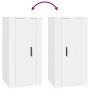 Mueble para TV de pared blanco 40x34,5x80 cm de vidaXL, Muebles TV - Ref: Foro24-816672, Precio: 46,03 €, Descuento: %