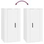 Mueble para TV de pared blanco 40x34,5x80 cm de vidaXL, Muebles TV - Ref: Foro24-816672, Precio: 45,54 €, Descuento: %