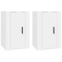 Muebles para TV de pared 2 uds blanco 40x34,5x60 cm de vidaXL, Muebles TV - Ref: Foro24-816657, Precio: 47,86 €, Descuento: %