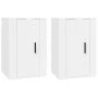 Muebles para TV de pared 2 uds blanco 40x34,5x60 cm de vidaXL, Muebles TV - Ref: Foro24-816657, Precio: 47,86 €, Descuento: %