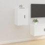 Muebles para TV de pared 2 uds blanco 40x34,5x60 cm de vidaXL, Muebles TV - Ref: Foro24-816657, Precio: 47,86 €, Descuento: %