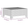 Reposapiés de jardín con cojín ratán sintético gris de vidaXL, Conjuntos de jardín - Ref: Foro24-362695, Precio: 82,98 €, Des...