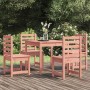 Juego de comedor para jardín 5 pzas madera maciza Douglas de vidaXL, Conjuntos de jardín - Ref: Foro24-3154682, Precio: 265,3...