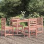 Juego de comedor para jardín 5 pzas madera maciza Douglas de vidaXL, Conjuntos de jardín - Ref: Foro24-3154688, Precio: 291,4...