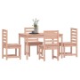Juego de comedor para jardín 5 pzas madera maciza Douglas de vidaXL, Conjuntos de jardín - Ref: Foro24-3154688, Precio: 291,4...