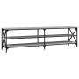 Mueble para TV madera contrachapada gris Sonoma 180x40x50 cm de vidaXL, Muebles TV - Ref: Foro24-826737, Precio: 89,73 €, Des...