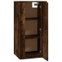 Mueble para TV de pared roble ahumado 40x34,5x80 cm de vidaXL, Muebles TV - Ref: Foro24-816677, Precio: 38,09 €, Descuento: %