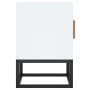 Mueble de TV hierro y madera contrachapada blanco 105x30x45 cm de vidaXL, Muebles TV - Ref: Foro24-352097, Precio: 113,07 €, ...