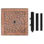 Base de sombrilla cuadrada color terracota 12 kg de vidaXL, Bases para sombrillas - Ref: Foro24-362220, Precio: 82,01 €, Desc...